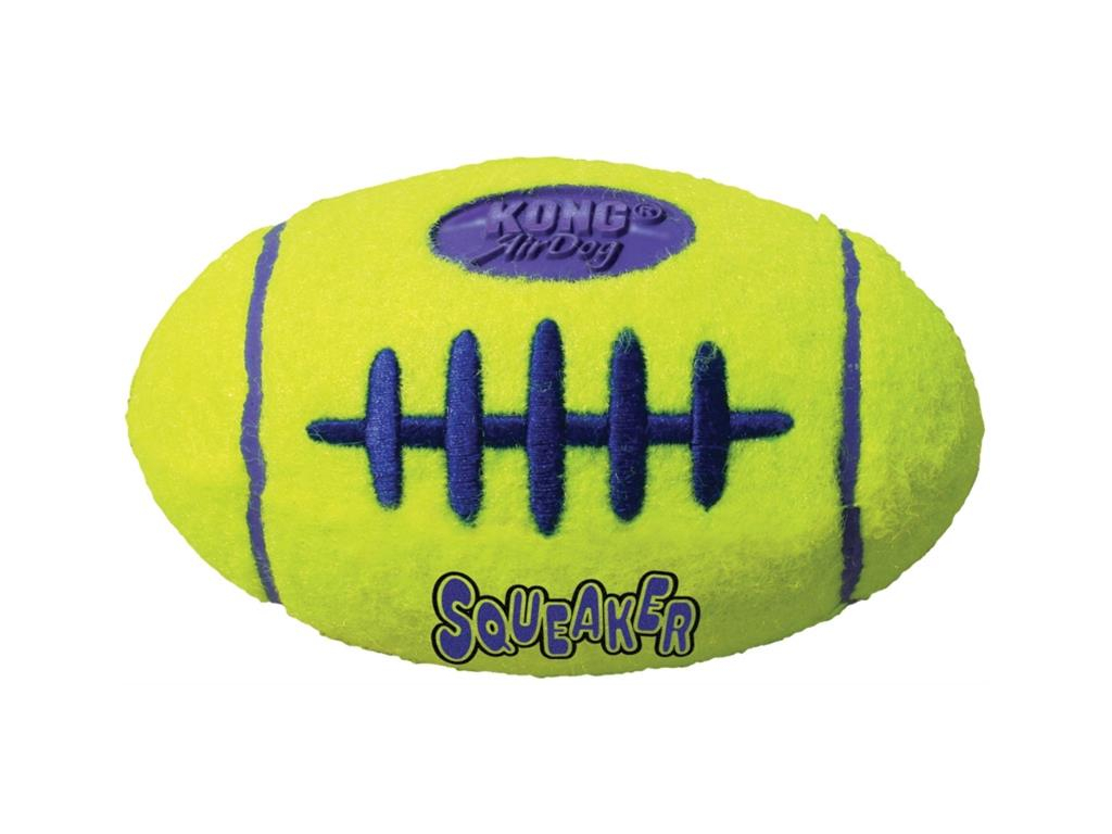 Kong AirDog Football Medium tenisová hračka 13,5cm z kategorie Chovatelské potřeby a krmiva pro psy > Hračky pro psy > Tenisové hračky pro psy
