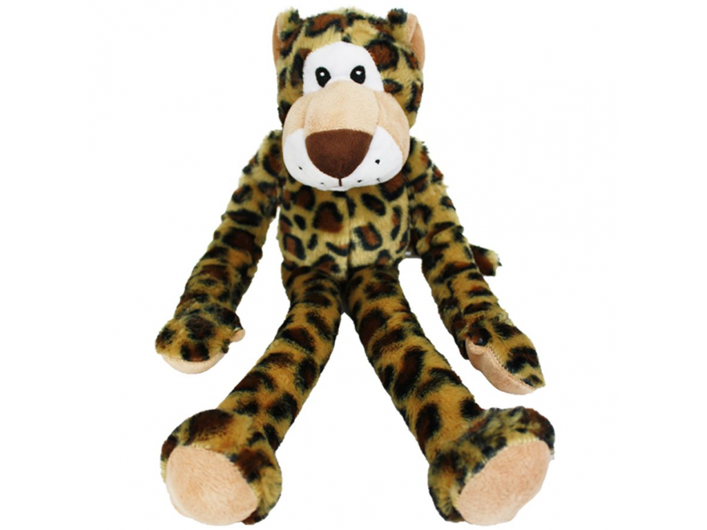 Hračka Multipet Swingin Safari leopard plyš 48 cm z kategorie Chovatelské potřeby a krmiva pro psy > Hračky pro psy > Plyšové hračky pro psy