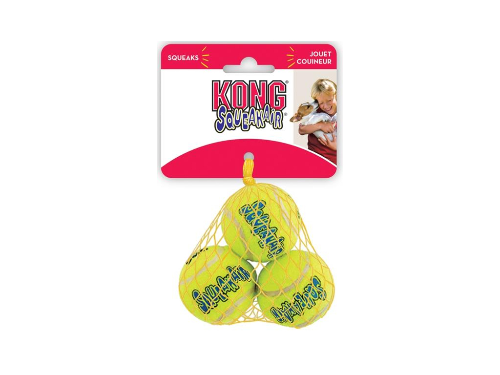 Hračka tenis Airdog míč 3ks KONG XS z kategorie Chovatelské potřeby a krmiva pro psy > Hračky pro psy > Kong hračky pro psy