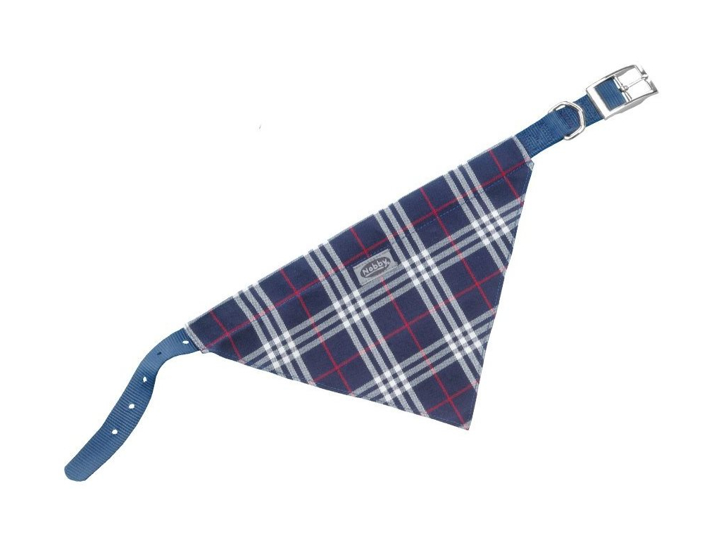 Nobby Scarf obojek se šátkem modrá 42cm z kategorie Chovatelské potřeby a krmiva pro psy > Obojky, vodítka a postroje pro psy > Obojky pro psy