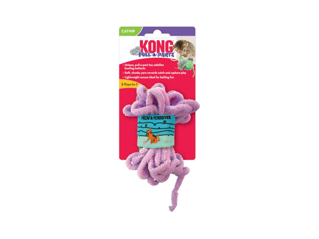 Hračka cat Pull-A-Partz Yarnz KONG 1 ks z kategorie Chovatelské potřeby a krmiva pro kočky > Hračky pro kočky > Kong hračky pro kočky