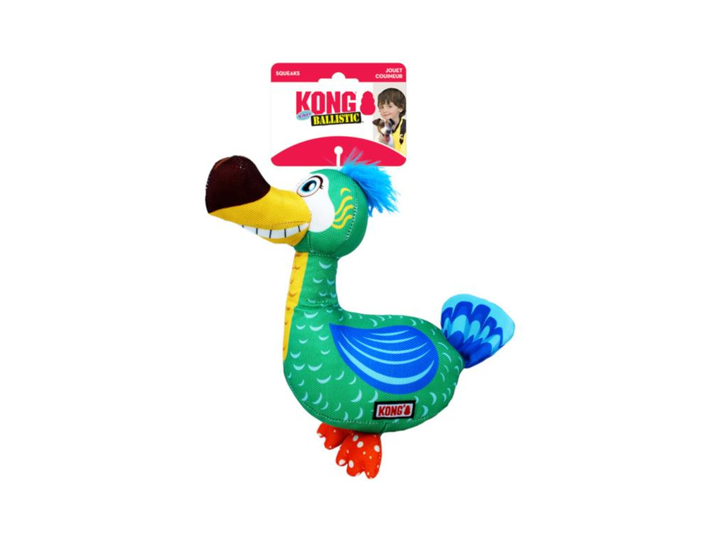 Hračka textil Ballistic Vibez pták Dodo KONG M/L z kategorie Chovatelské potřeby a krmiva pro psy > Hračky pro psy > Kong hračky pro psy