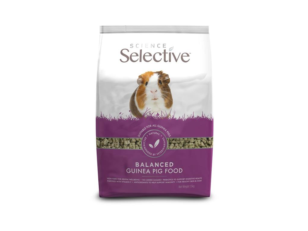 Supreme Science®Selective Guinea Pig - morče 1,5 kg z kategorie Chovatelské potřeby a krmiva pro hlodavce a malá zvířata > Krmiva pro hlodavce a malá zvířata