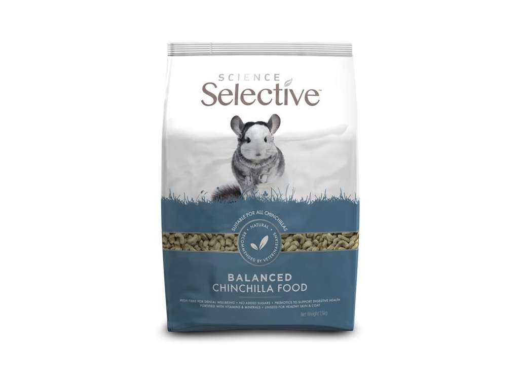 Supreme Science®Selective Chinchilla - činčila 1,5 kg z kategorie Chovatelské potřeby a krmiva pro hlodavce a malá zvířata > Krmiva pro hlodavce a malá zvířata