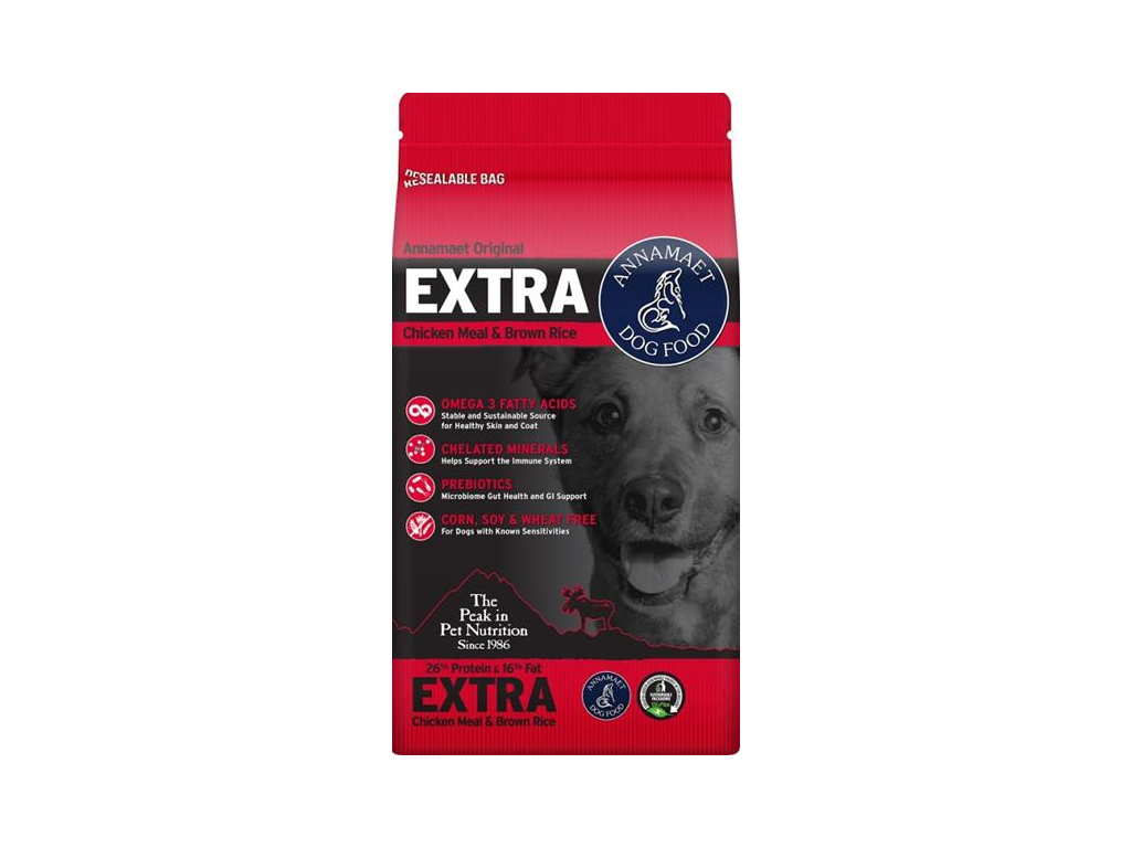 Annamaet EXTRA 26% 18,14 kg (40lb) z kategorie Chovatelské potřeby a krmiva pro psy > Krmiva pro psy > Granule pro psy