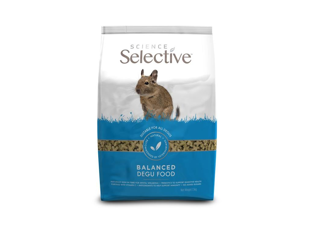 Supreme Science®Selective Degu - osmák 1,5 kg z kategorie Chovatelské potřeby a krmiva pro hlodavce a malá zvířata > Krmiva pro hlodavce a malá zvířata