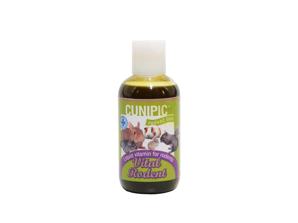 Cunipic Vital Rodent - tekuté vitamíny pro drobné savce 150 ml z kategorie Chovatelské potřeby a krmiva pro hlodavce a malá zvířata > Vitamíny, minerální bloky
