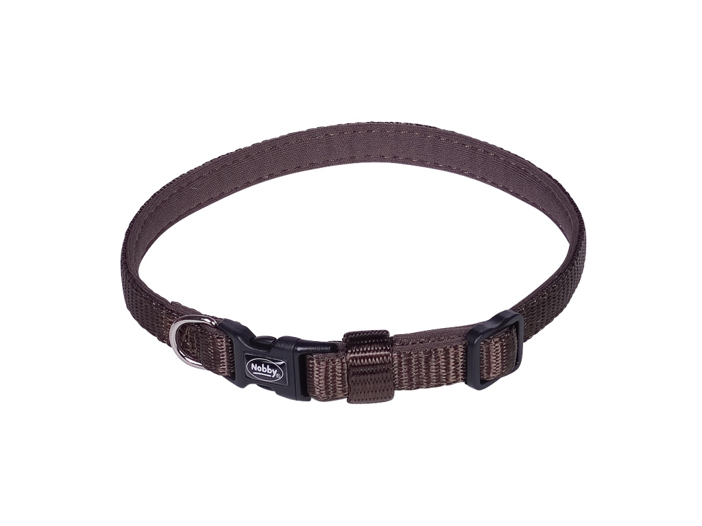 Nobby CLASSIC PRENO Mini obojek neoprenový hnědá XXS-XS 13-20cm z kategorie Chovatelské potřeby a krmiva pro psy > Obojky, vodítka a postroje pro psy > Obojky pro psy