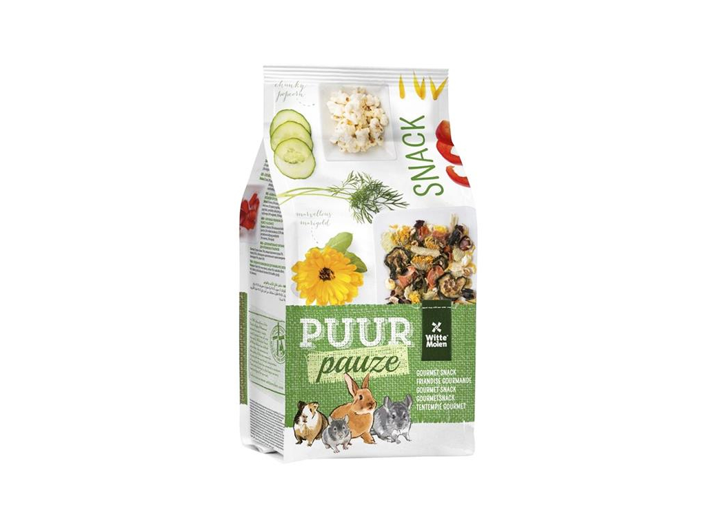 PUUR pauze dr.savec snack muesli 700 g z kategorie Chovatelské potřeby a krmiva pro hlodavce a malá zvířata > Pamlsky pro hlodavce