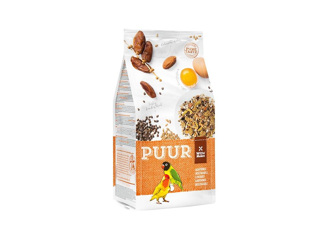 PUUR Lovebird - agapornis 750 g z kategorie Chovatelské potřeby pro ptáky a papoušky > Krmivo pro papoušky