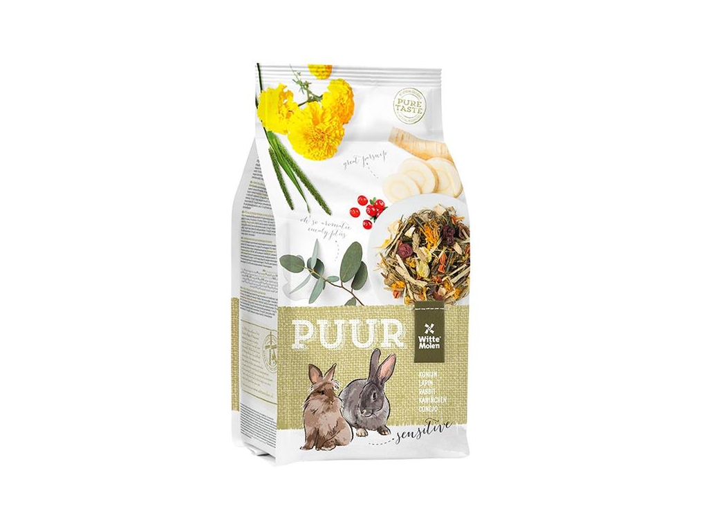 PUUR rabbit sensitive - králík citlivý 3 kg z kategorie Chovatelské potřeby a krmiva pro hlodavce a malá zvířata > Krmiva pro hlodavce a malá zvířata