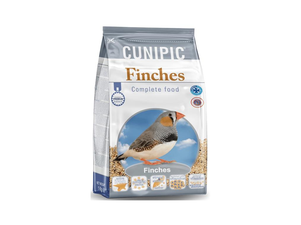 Cunipic Finches - Zebřička 1 kg z kategorie Chovatelské potřeby pro ptáky a papoušky > Krmivo pro papoušky