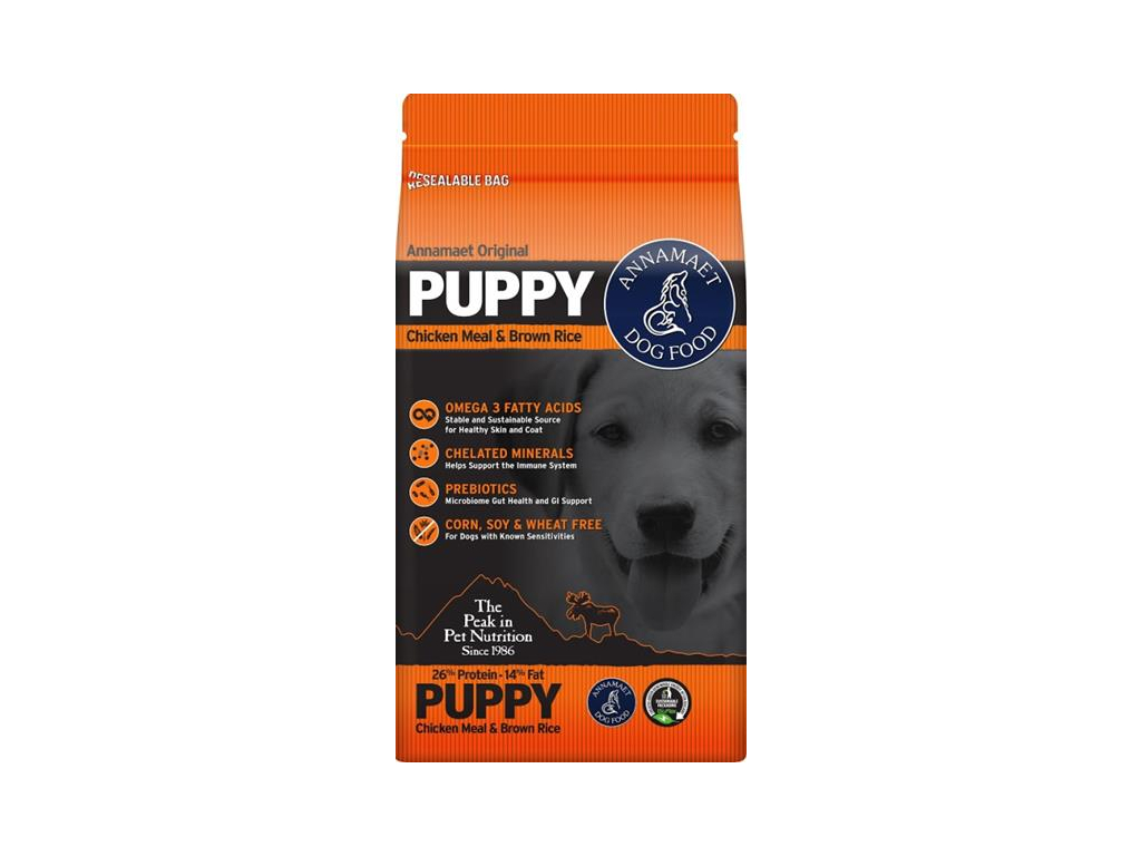 Annamaet PUPPY 11,35 kg (25lb) z kategorie Chovatelské potřeby a krmiva pro psy > Krmiva pro psy > Granule pro psy