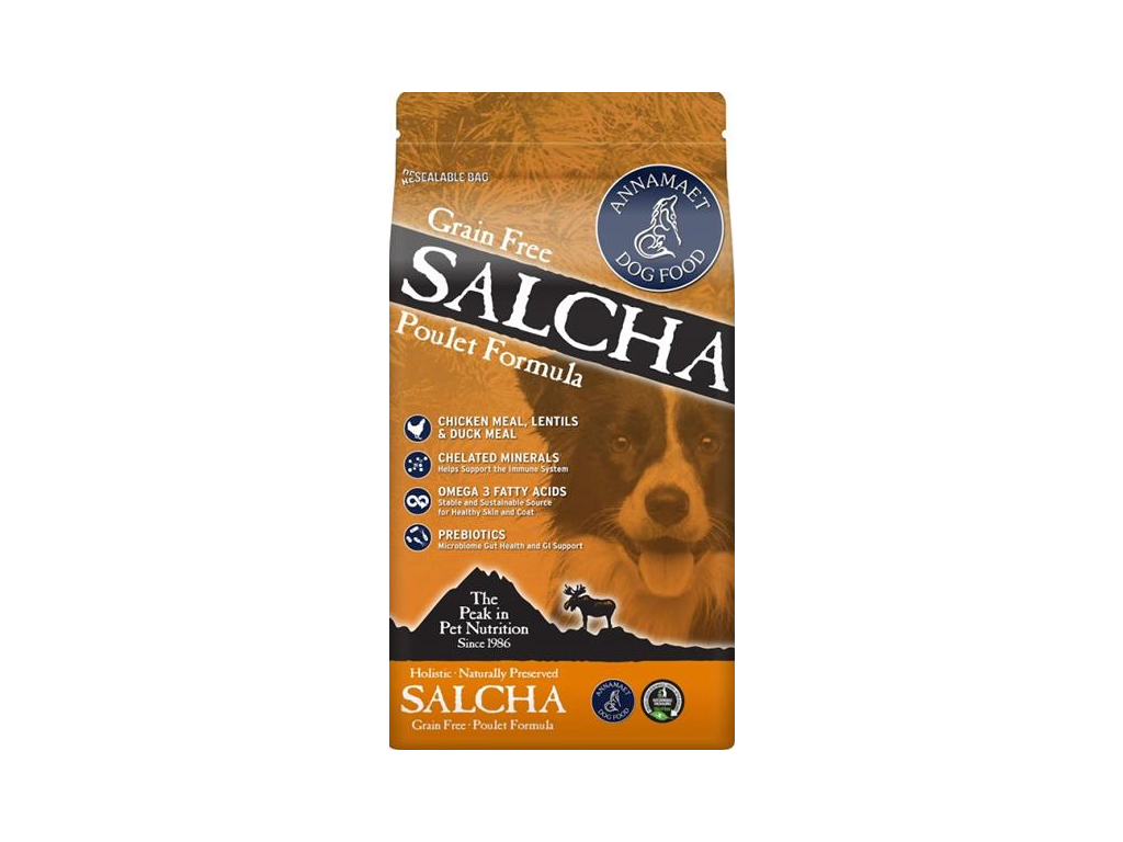 Annamaet Grain Free SALCHA 5,44 kg (12 lb) z kategorie Chovatelské potřeby a krmiva pro psy > Krmiva pro psy > Granule pro psy