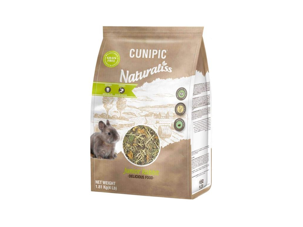 Cunipic Naturaliss Rabbit Junior - mladý králík 1,81 kg z kategorie Chovatelské potřeby a krmiva pro hlodavce a malá zvířata > Krmiva pro hlodavce a malá zvířata