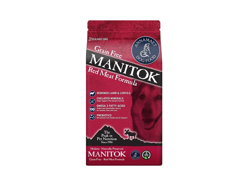 Annamaet Grain Free MANITOK 5,44 kg (12lb) z kategorie Chovatelské potřeby a krmiva pro psy > Krmiva pro psy > Granule pro psy