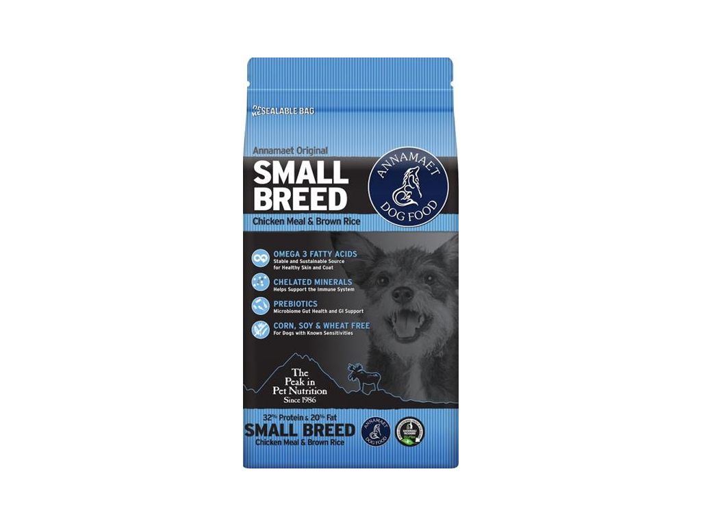 Annamaet SMALL BREED 5,44 kg (12lb) z kategorie Chovatelské potřeby a krmiva pro psy > Krmiva pro psy > Granule pro psy
