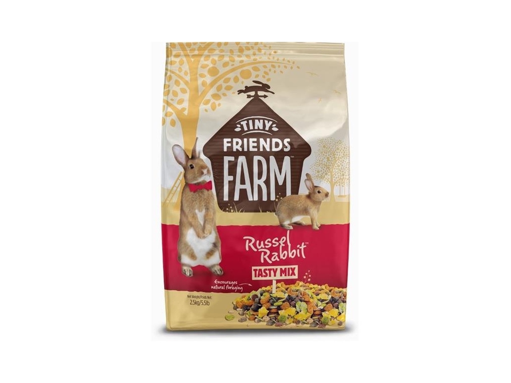 Supreme Tiny FARM Friends Rabbit - králík 2,5kg z kategorie Chovatelské potřeby a krmiva pro hlodavce a malá zvířata > Krmiva pro hlodavce a malá zvířata