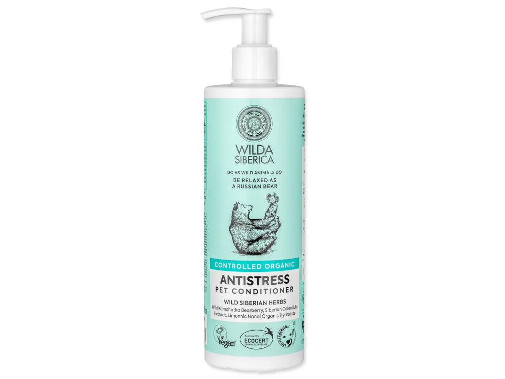 Kondicionér WILDA SIBERICA Antistress 400 ml z kategorie Chovatelské potřeby a krmiva pro psy > Hygiena a kosmetika psa > Šampóny a spreje pro psy