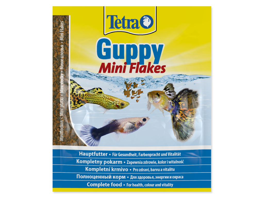 TETRA Guppy Mini Flakes sáček 12 g z kategorie Akvaristické a teraristické potřeby > Akvarijní technika