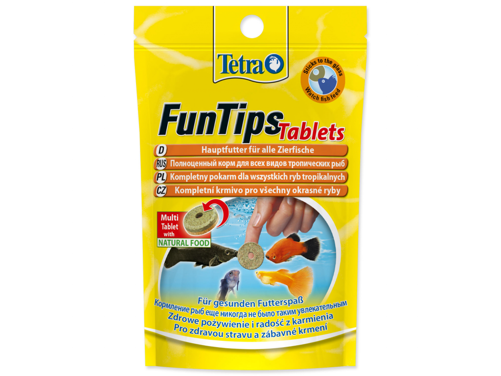 TETRA FunTips Tablets 20 tablet z kategorie Akvaristické a teraristické potřeby > Akvarijní technika
