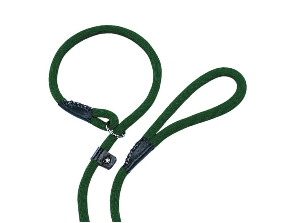 Nobby FUN vodítko s obojkem 170cm / 13mm zelená z kategorie Chovatelské potřeby a krmiva pro psy > Obojky, vodítka a postroje pro psy > Vodítka pro psy > Klasická vodítka pro psy