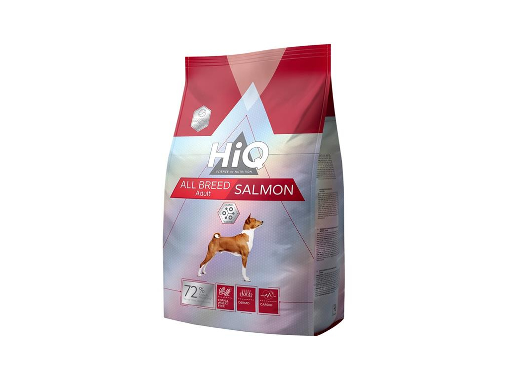 HiQ Dog Dry Adult Salmon 2,8 kg z kategorie Chovatelské potřeby a krmiva pro psy > Krmiva pro psy > Granule pro psy