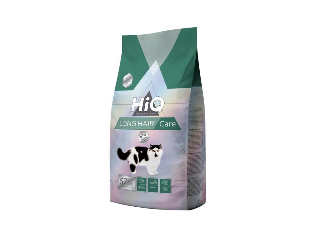 HiQ Cat Dry Adult Long Hair 1,8 kg z kategorie Chovatelské potřeby a krmiva pro kočky > Krmivo a pamlsky pro kočky > Granule pro kočky