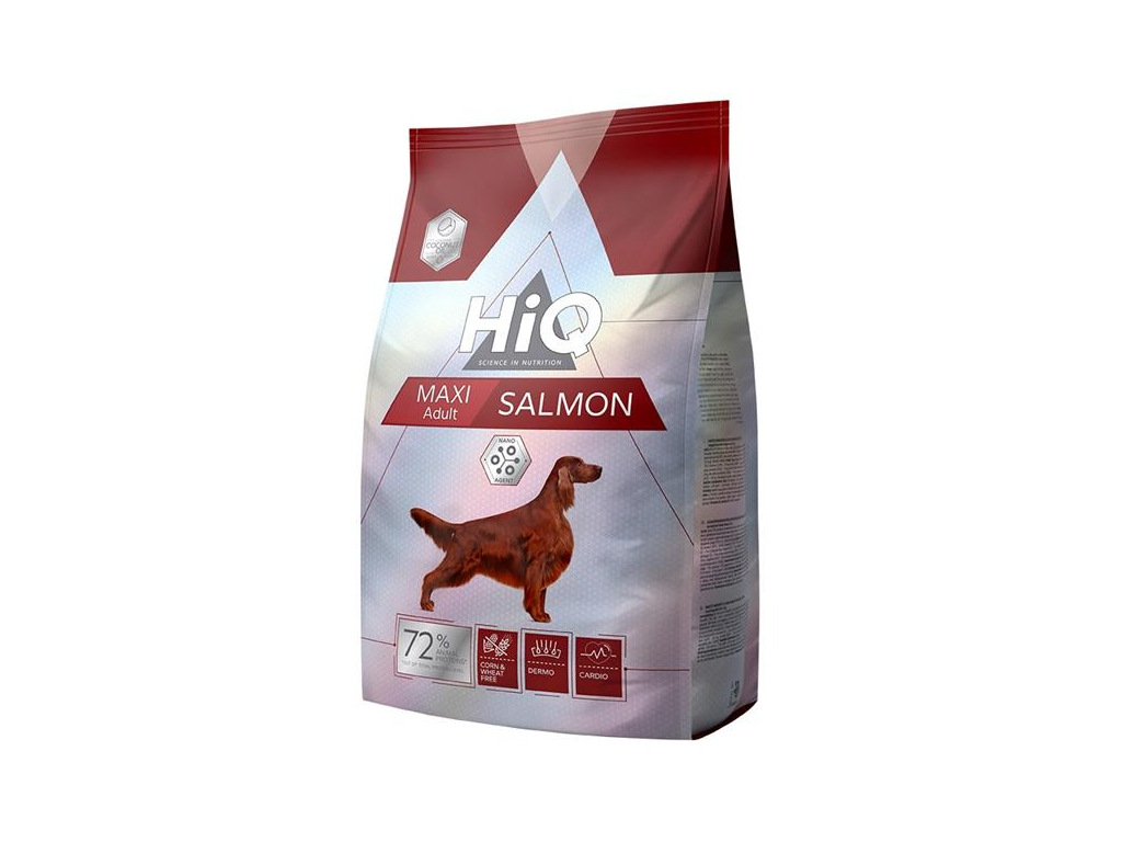 HiQ Dog Dry Adult Maxi Salmon 11 kg z kategorie Chovatelské potřeby a krmiva pro psy > Krmiva pro psy > Granule pro psy