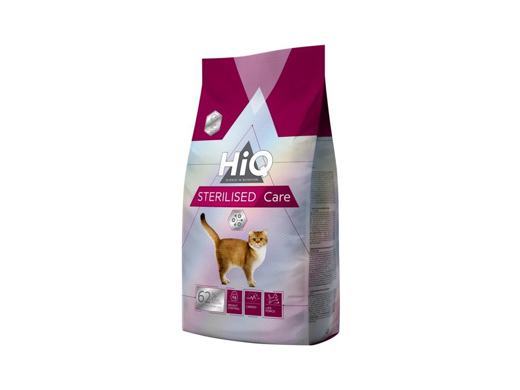 HiQ Cat Dry Adult Sterilised 1,8 kg z kategorie Chovatelské potřeby a krmiva pro kočky > Krmivo a pamlsky pro kočky > Granule pro kočky