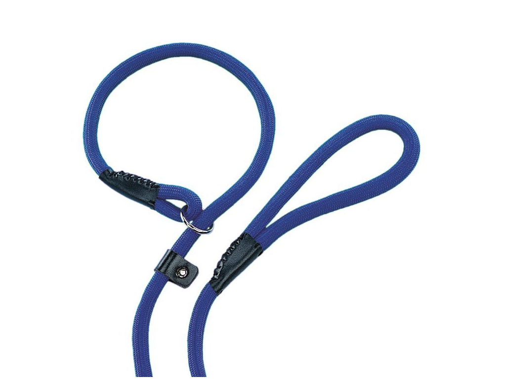Nobby FUN vodítko s obojkem 170cm / 9mm modrá z kategorie Chovatelské potřeby a krmiva pro psy > Obojky, vodítka a postroje pro psy > Vodítka pro psy > Klasická vodítka pro psy