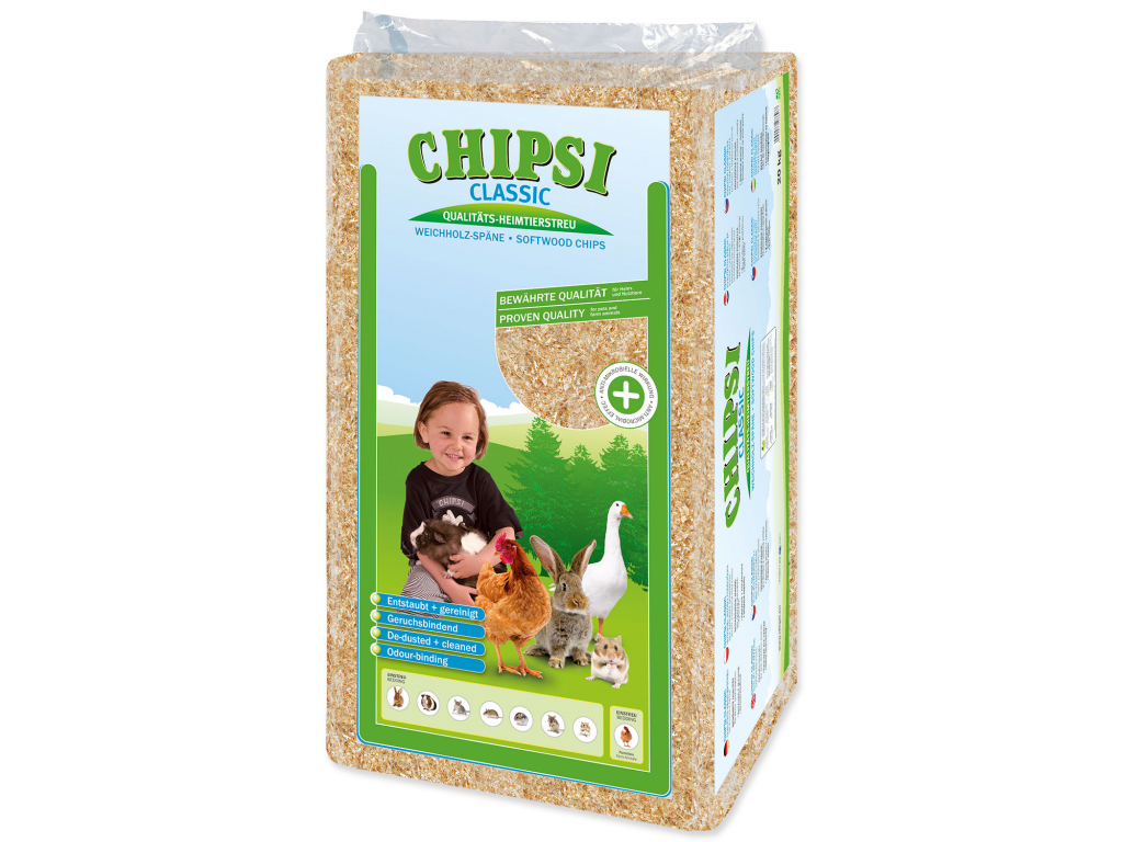 Chipsi Hobliny JRS Classic 20 kg z kategorie Chovatelské potřeby a krmiva pro hlodavce a malá zvířata > Podestýlky a steliva pro hlodavce