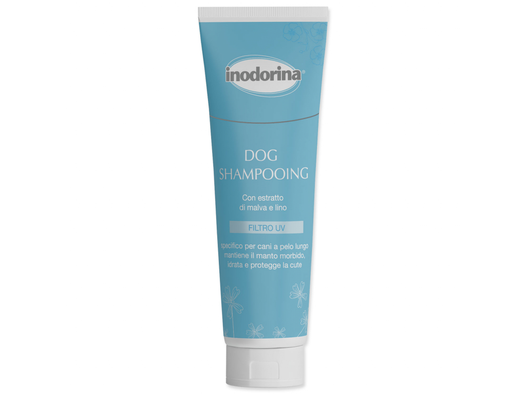 Inodorina Šampon pro dlouhosrsté psy 250 ml z kategorie Chovatelské potřeby a krmiva pro psy > Hygiena a kosmetika psa > Šampóny a spreje pro psy