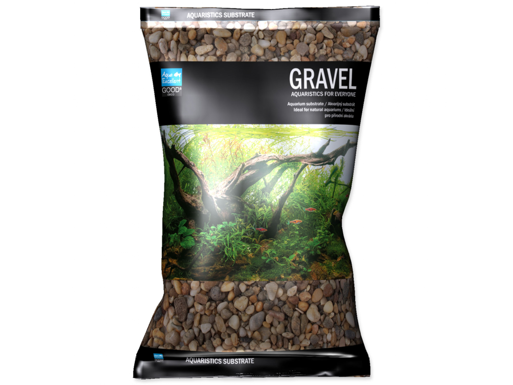 Písek AQUA EXCELLENT říční 8-16 mm 8 kg z kategorie Akvaristické a teraristické potřeby > Písky a štěrky