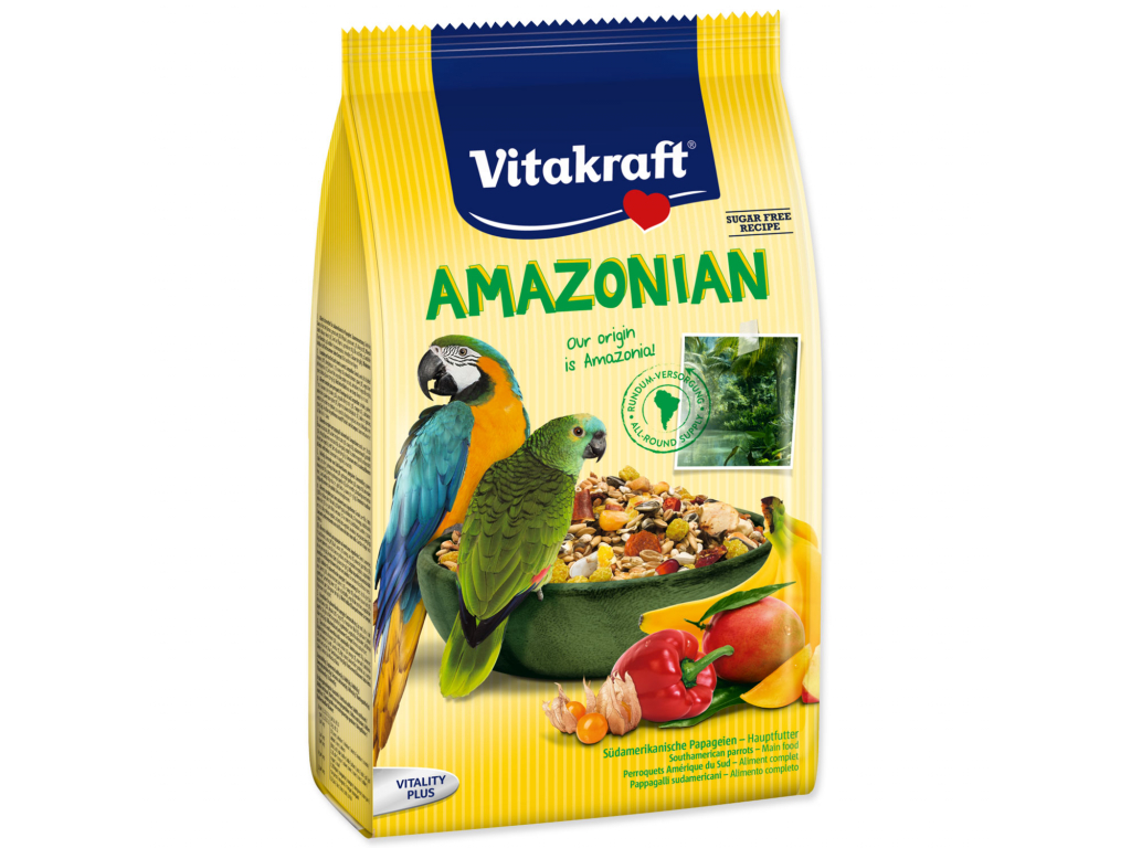 Vitakraft Amazonian Papagei bag 750 g z kategorie Chovatelské potřeby pro ptáky a papoušky > Krmivo pro papoušky
