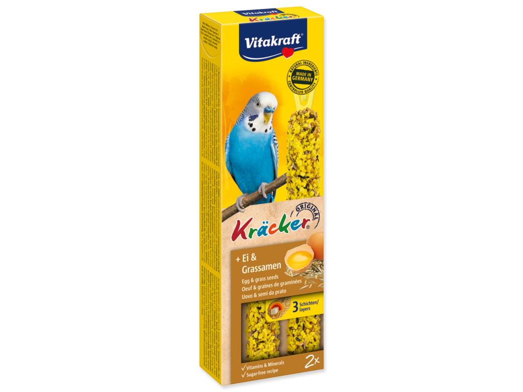 Vitakraft Kracker Sittich Egg 2 ks z kategorie Chovatelské potřeby pro ptáky a papoušky > Pamlsky pro papoušky