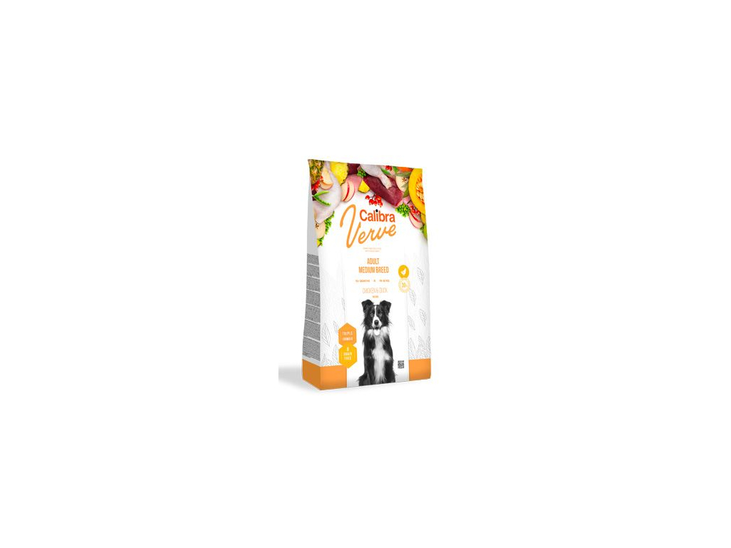 Calibra Dog Verve GF Adult Medium Chicken&Duck 2kg z kategorie Chovatelské potřeby a krmiva pro psy > Krmiva pro psy > Granule pro psy