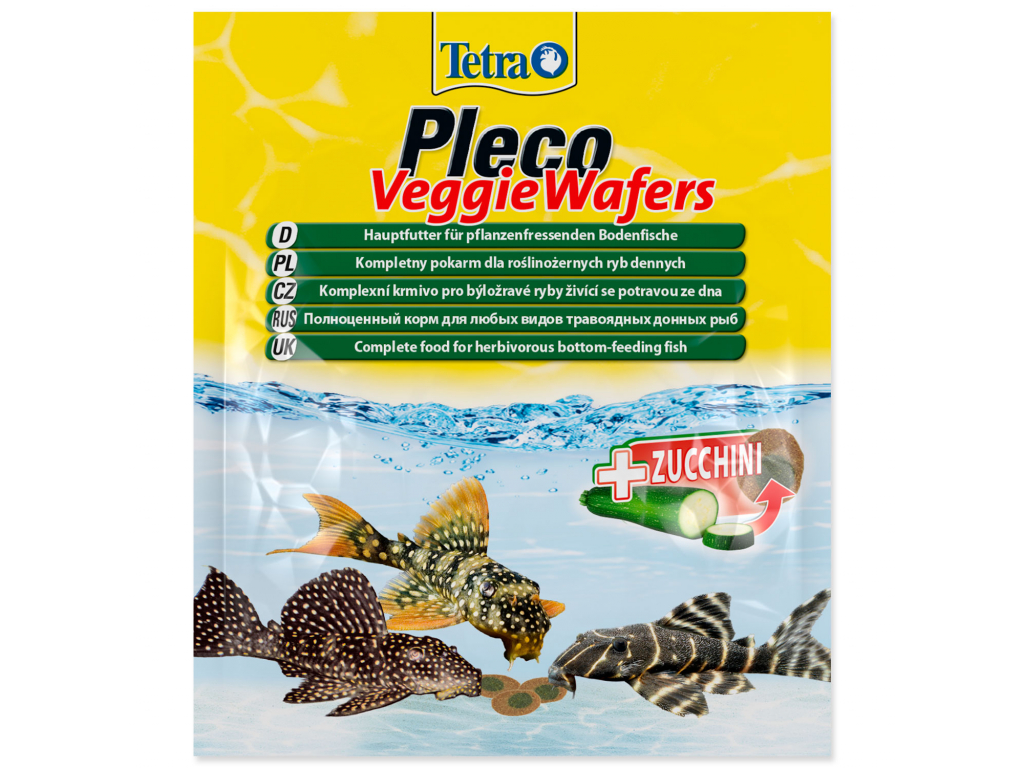TETRA Pleco VeggieWafers sáček 15 g z kategorie Akvaristické a teraristické potřeby > Akvarijní technika