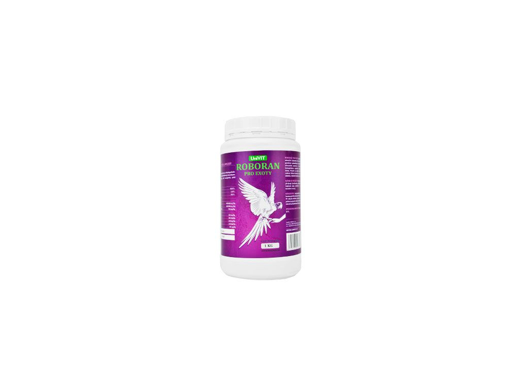 ROBORAN pro exoty 1kg z kategorie Chovatelské potřeby pro ptáky a papoušky > Vitamíny, minerály pro papoušky > Vitamíny pro papoušky