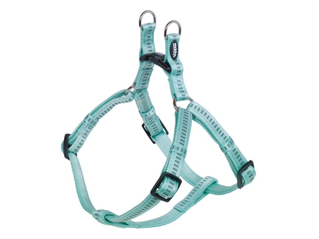 Nobby SOFT GRIP postroj mátový nylon M-L 50-72cm z kategorie Chovatelské potřeby a krmiva pro psy > Obojky, vodítka a postroje pro psy > Postroje pro psy