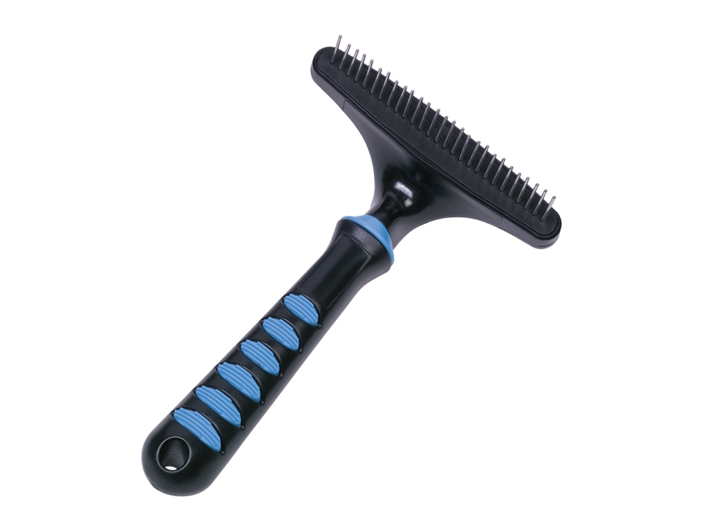 Nobby Comfort Line vyčesávací hrablo 27 rotujících zubů z kategorie Chovatelské potřeby a krmiva pro psy > Hygiena a kosmetika psa > Hřebeny a kartáče pro psy