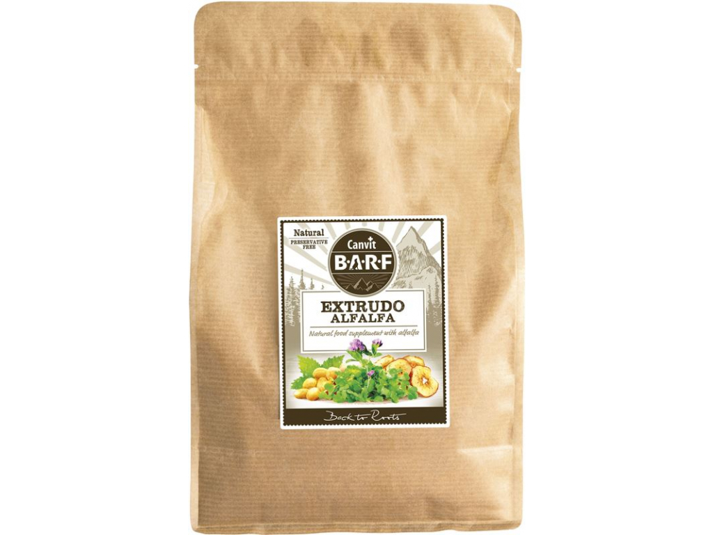 Canvit BARF Extrudo Alfaalfa 2kg z kategorie Chovatelské potřeby a krmiva pro psy > Krmiva pro psy > BARF pro psy