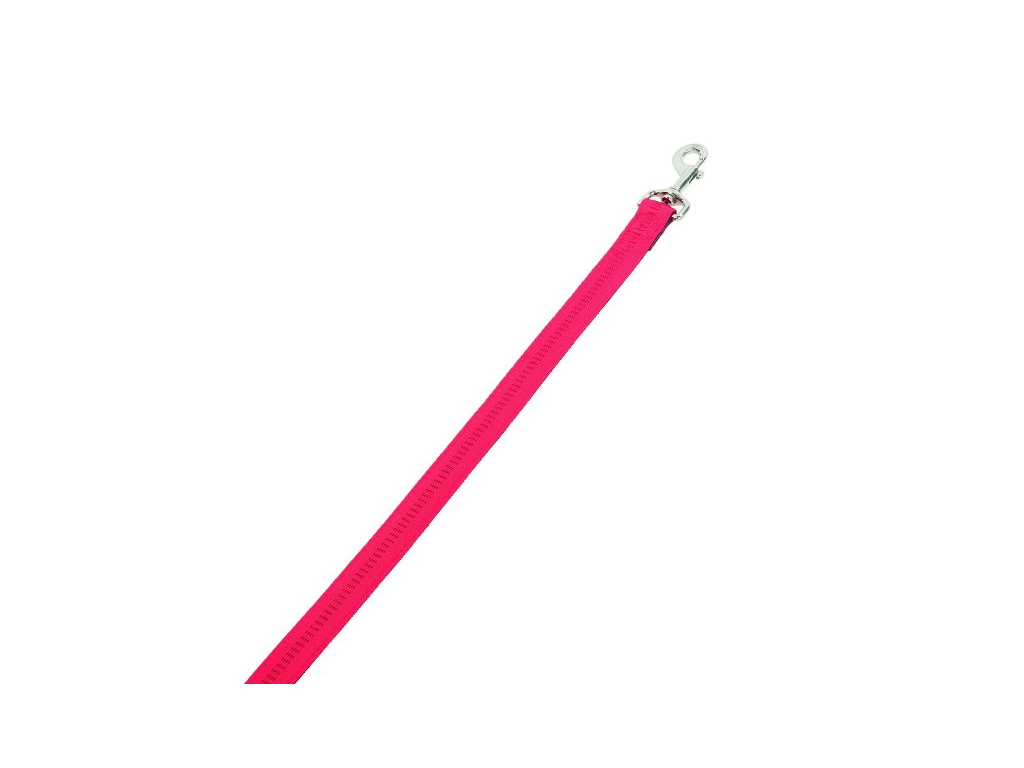 Nobby SOFT GRIP vodítko nylon 120cm / 25mm červená z kategorie Chovatelské potřeby a krmiva pro psy > Obojky, vodítka a postroje pro psy > Vodítka pro psy > Klasická vodítka pro psy