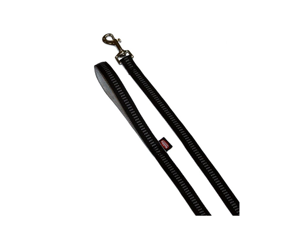 Nobby SOFT GRIP vodítko nylon 120cm / 25mm černá z kategorie Chovatelské potřeby a krmiva pro psy > Obojky, vodítka a postroje pro psy > Vodítka pro psy > Klasická vodítka pro psy