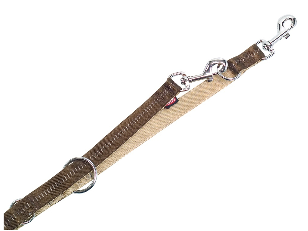 Nobby SOFT GRIP vodítko přepínací 200cm / 10mm hnědá z kategorie Chovatelské potřeby a krmiva pro psy > Obojky, vodítka a postroje pro psy > Vodítka pro psy > Klasická vodítka pro psy