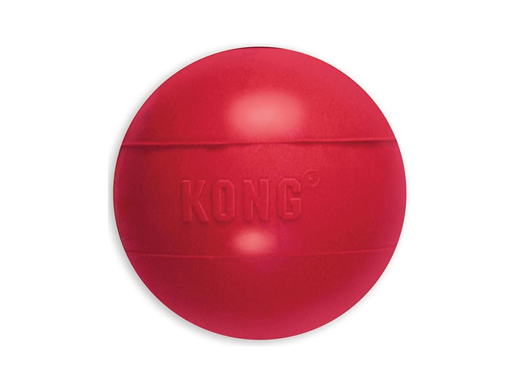 Kong Ball M+L odolný gumový míček 8cm z kategorie Chovatelské potřeby a krmiva pro psy > Hračky pro psy > Kong hračky pro psy