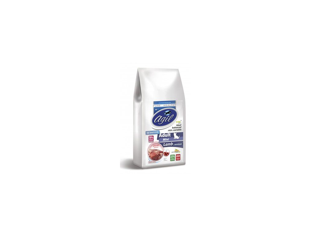 Agil Adult MINI Sensitive Grain Free Lamb,Venison 2kg z kategorie Chovatelské potřeby a krmiva pro psy > Krmiva pro psy > Granule pro psy