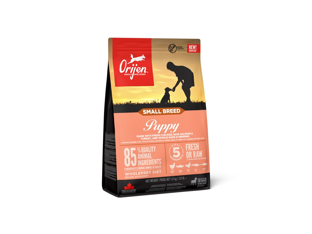 Orijen Dog Small Breed Puppy 1,8 kg z kategorie Chovatelské potřeby a krmiva pro psy > Krmiva pro psy > Granule pro psy