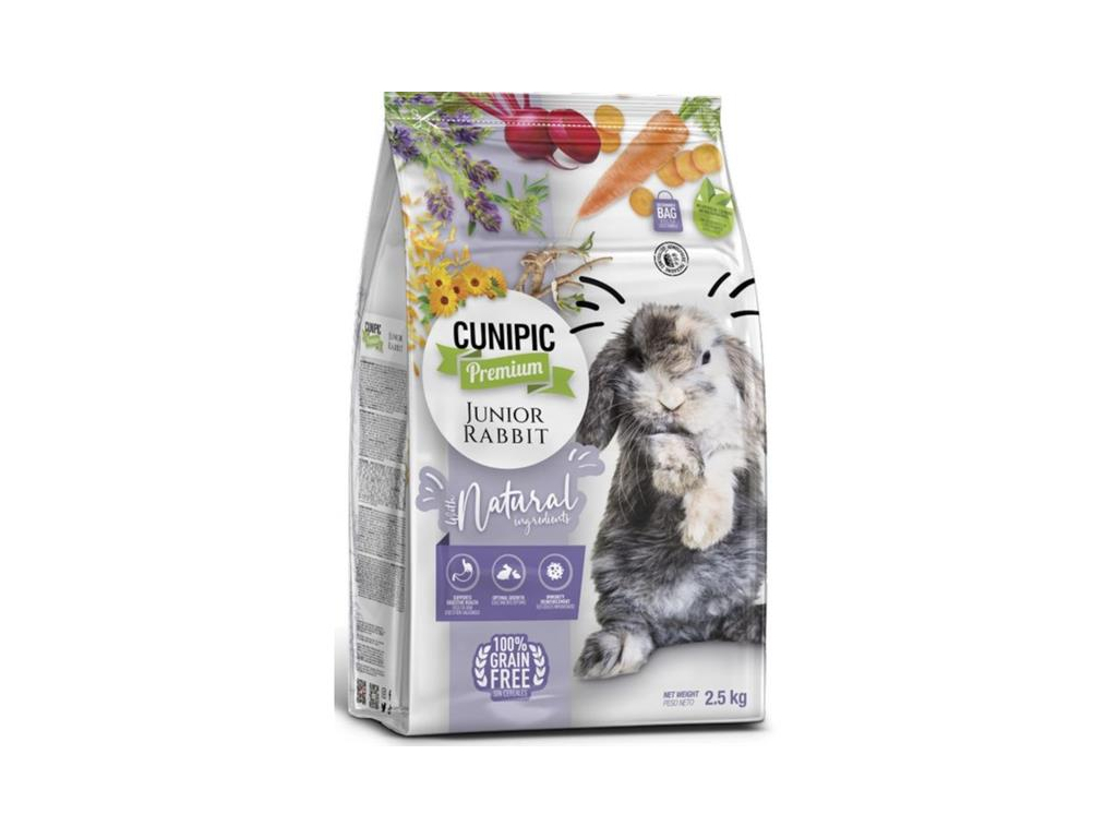 Cunipic Premium Rabbit Junior - mladý králík 700 g z kategorie Chovatelské potřeby a krmiva pro hlodavce a malá zvířata > Krmiva pro hlodavce a malá zvířata