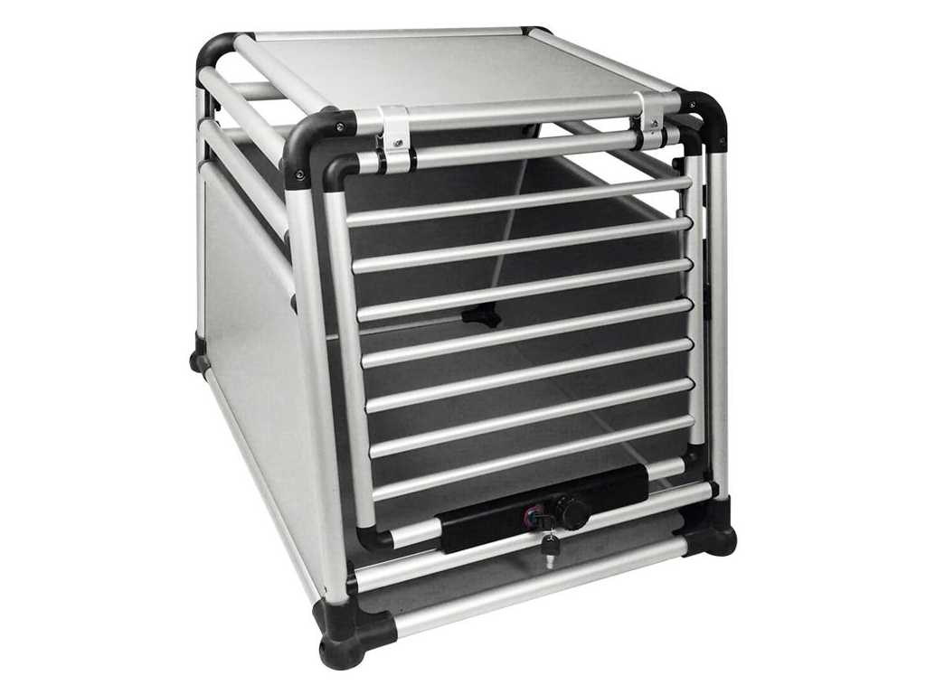 Nobby Round hliníkový autobox L 80 x 65 x 90 cm z kategorie Chovatelské potřeby a krmiva pro psy > Cestování se psem > Klece pro psy